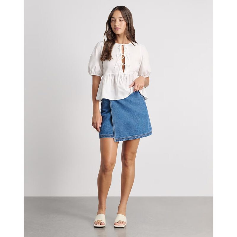 JAG Anais Mini Denim Skirt image number 3